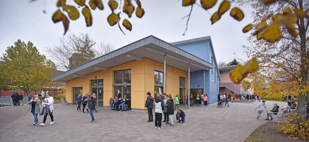 Ein Anbau hat die Platzsituation entspannt. 426 Schüler lernen derzeit an der Adolph-Diesterweg-Schule in Roitzsch.