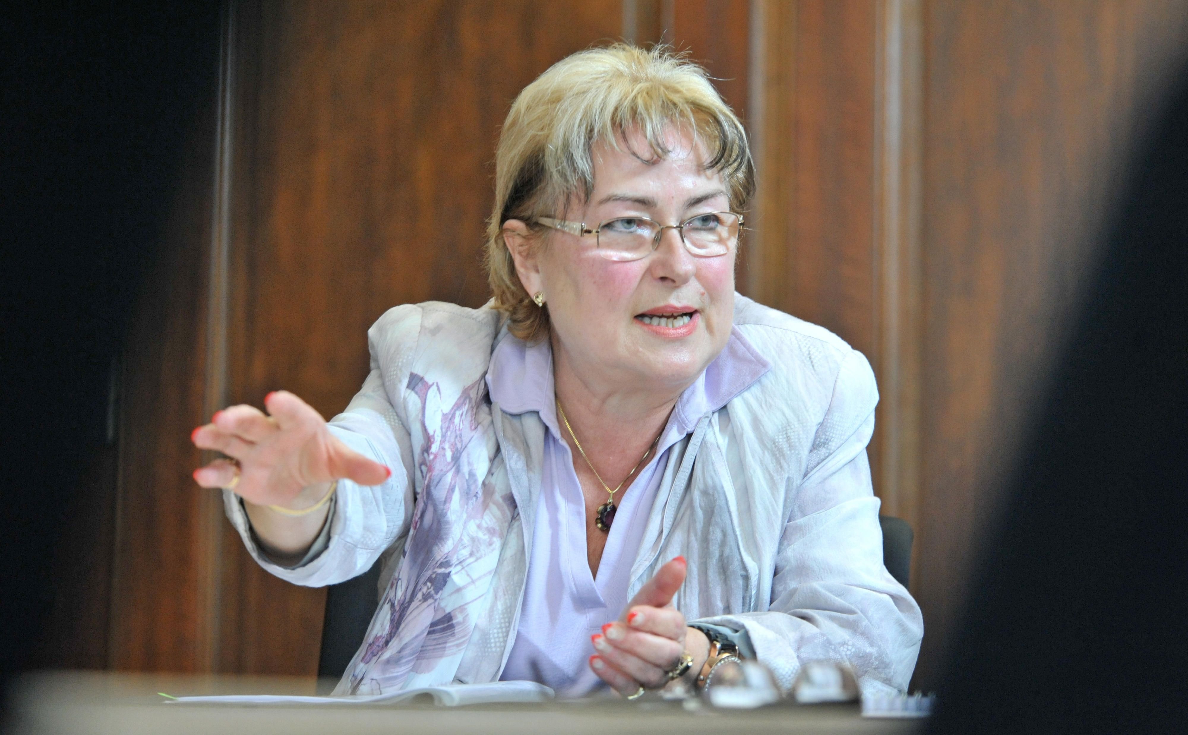 Bitterfeld-Wolfens Oberbürgermeisterin Petra Wust (parteilos).