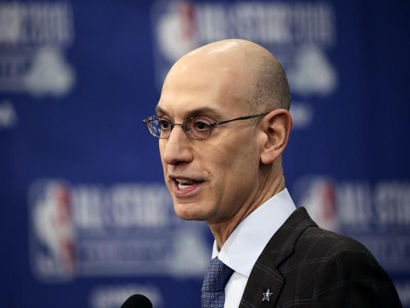 Adam Silver, Boss der National Basketball Association NBA. Foto: Gerry Broome/AP/dpa