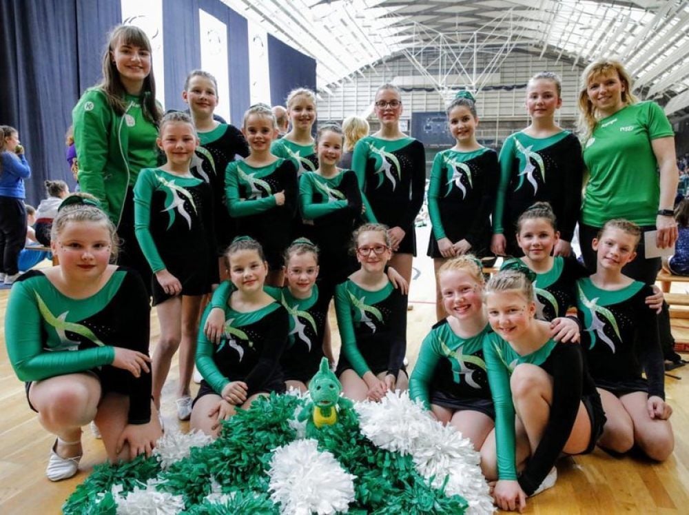 Die „Green Diamonds“ der HG 85 Köthen haben sich in Berlin für die Deutsche Meisterschaft qualifiziert.