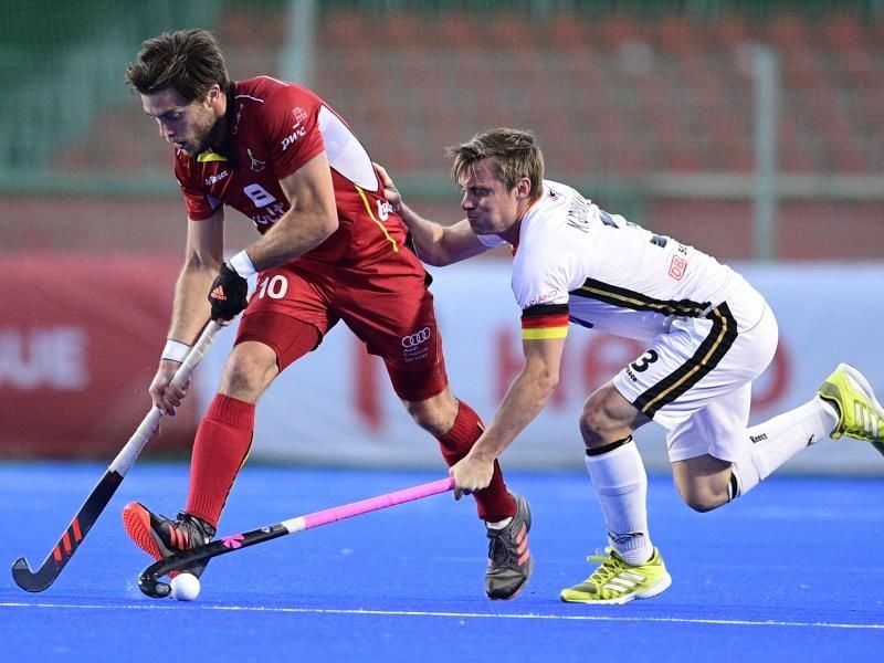 Die deutschen Hockey-Herren wurden von Belgien vorgeführt. Foto: Yorick Jansens/BELGA/dpa