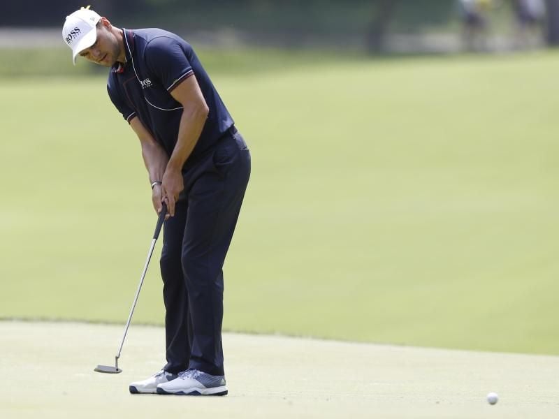Martin Kaymer wurde beim Turnier in Dublin in Ohio Dritter. Foto: Jay Laprete/AP