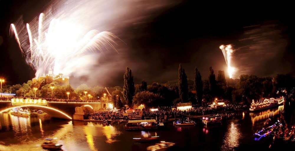 Fällt dieses Jahr ins Wasser: Das Feuerwerk während des Laternenfestes wird es nicht geben. Stattdessen soll eine Lasershow die Besucher anlocken.