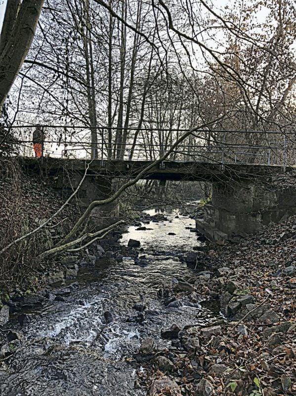 Gemeinde Südharz: Über diese Brücke führt die einzige Zufahrt zur Heimkehle.