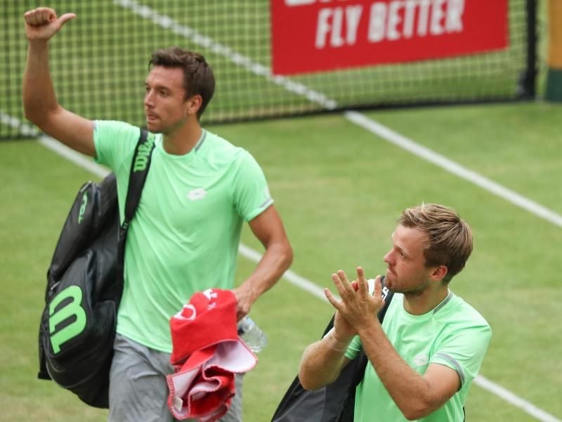 Sind in Wimbledon an Position 13 gesetzt: Kevin Krawietz und Andreas Mies. Foto: Friso Gentsch