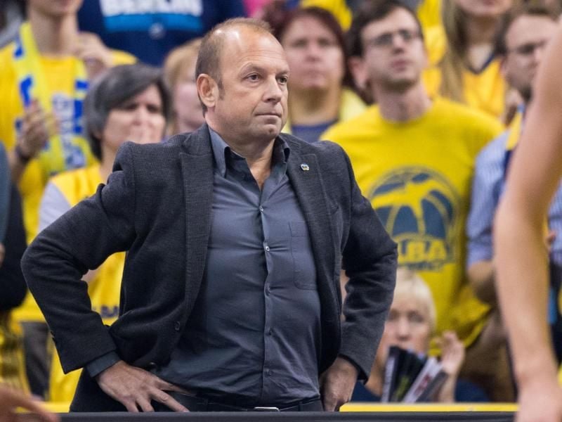 „Es ist praktisch so, dass man bestraft wird, Nationalspieler zu haben”, sagte ALBA-Manager Marco Baldi. Foto: Lukas Schulze