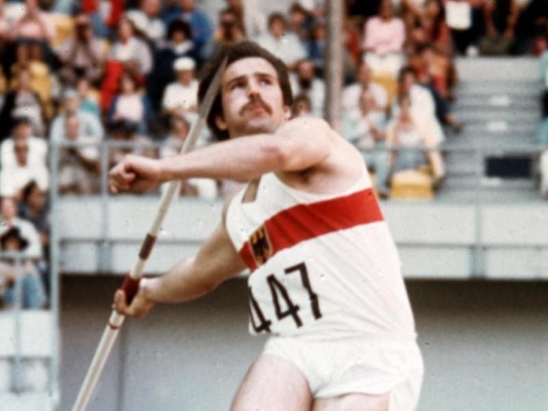 Michael Wessing 1976 bei den Olympischen Spielen. Foto: dpa