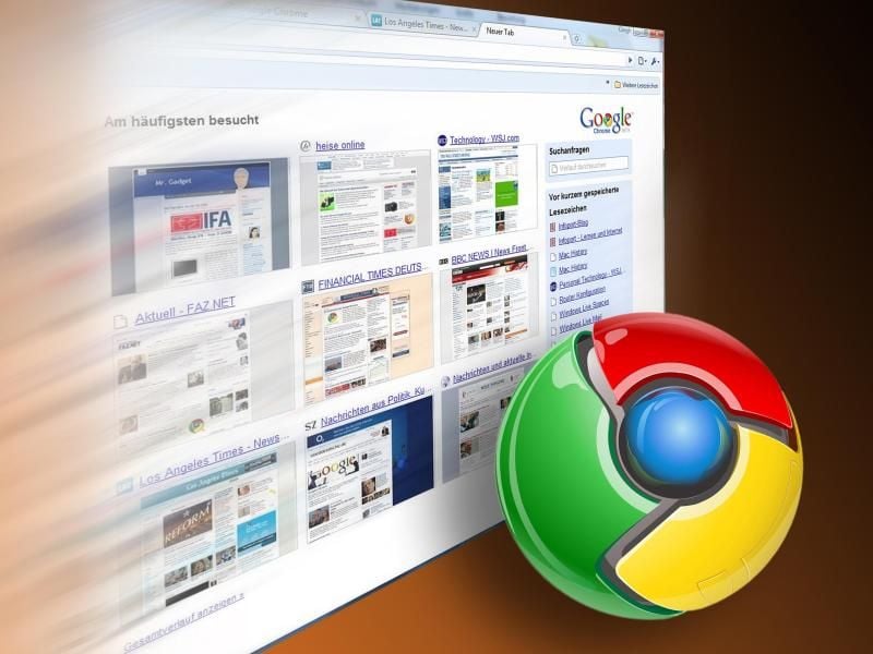 In Chrome lassen sich Webseiten unter dem Menüpunkt „Drucken” als PDFs abspeichern. Foto: Jens Schierenbeck/dpa-tmn
