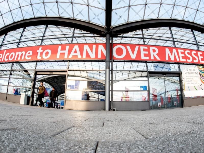 Die Hannover Messe als größte Industriemesse der Welt fällt dieses Jahr wegen des Coronavirus aus. Foto: Hauke-Christian Dittrich/dpa/Archivbild
