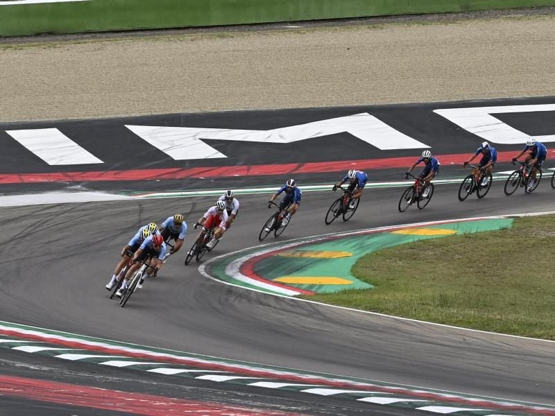 Zuletzt fand auf dem Formel-1-Kurs in Imola die Straßenrad-WM statt. Foto: Eric Lalmand/BELGA/dpa