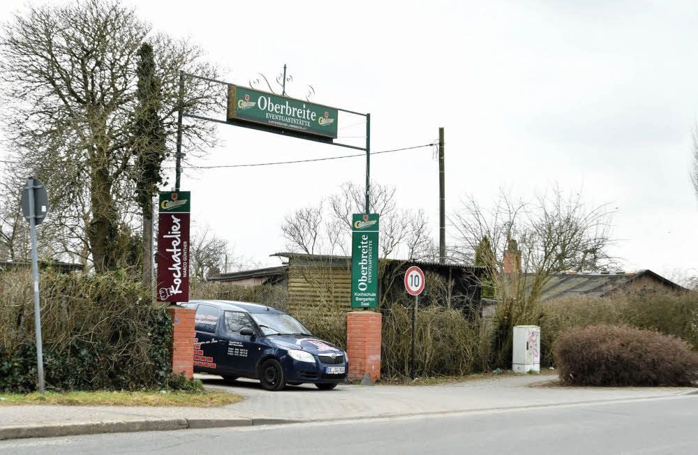Der Eingang zur Gartensparte „Oberbreite“.