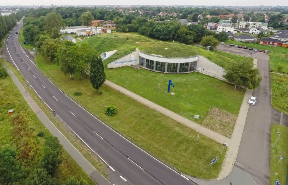Geht es nach den Vorstellungen des Goitzsche-Zweckverbandes, dann entsteht die Bernsteinerlebniswelt im Bitterfelder Wasserzentrum.