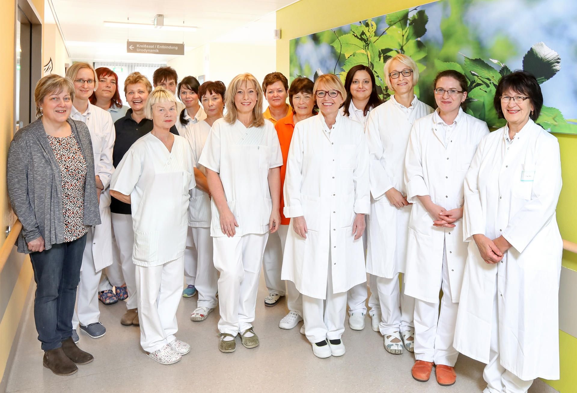Das Team der Geburtshilfe der Helios Klinik Köthen