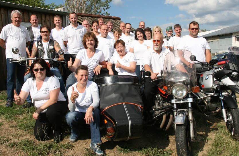 Der Motorradstammtisch Wehrhain feiert seine Silberhochzeit.