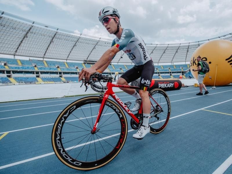 Bjorg Lambrecht verunglückte auf der 3. Etappe der Polen-Rundfahrt. Foto: Forum/ Szymon Gruchalski/FORUM