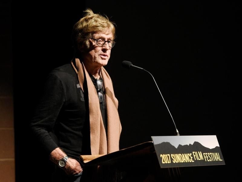 Robert Redford bei der Eröffnung des Sundance Film Festival 2017 in Park City. Foto: Chris Pizzello