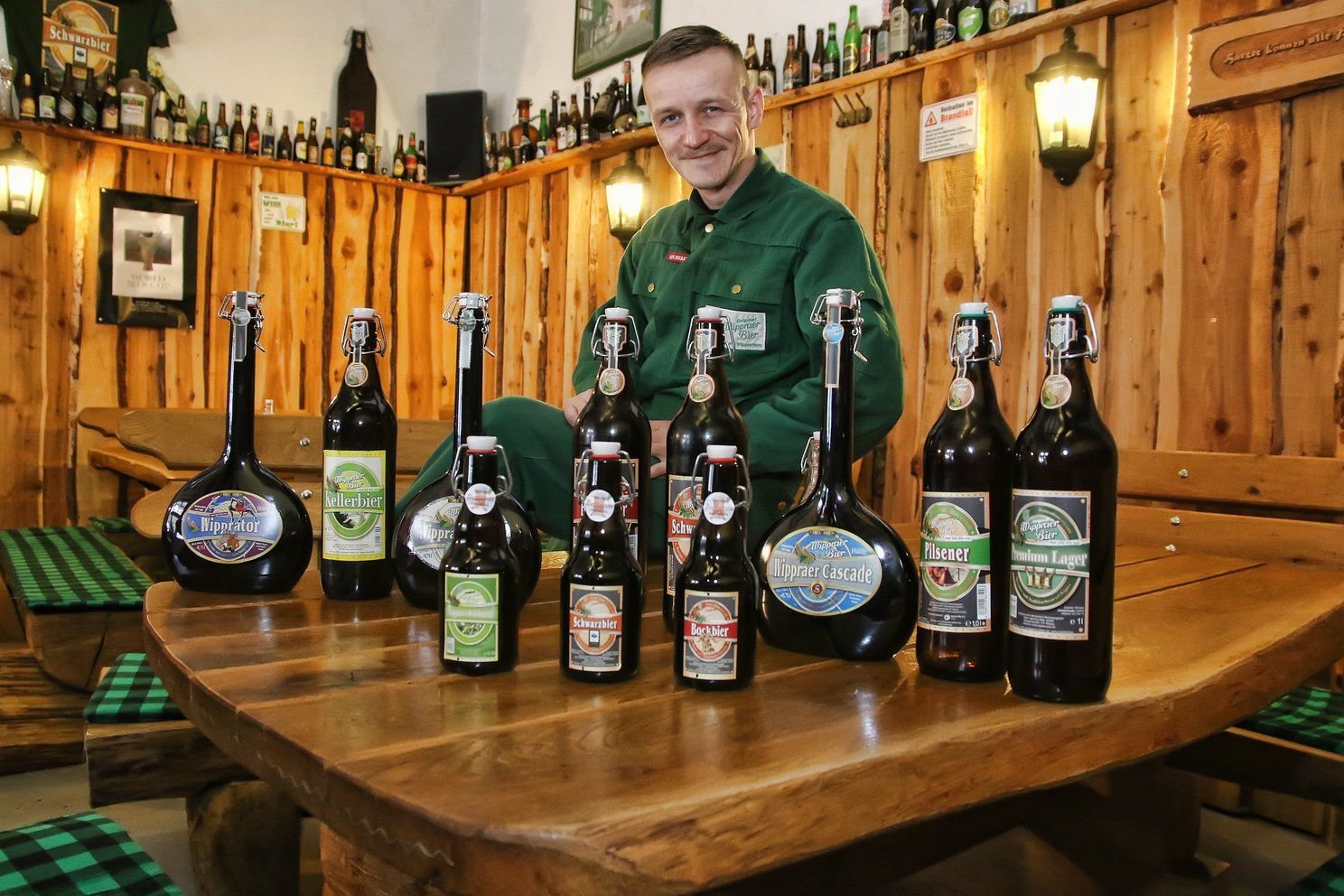 Die große Bierkollektion der Wippraer Brauerei