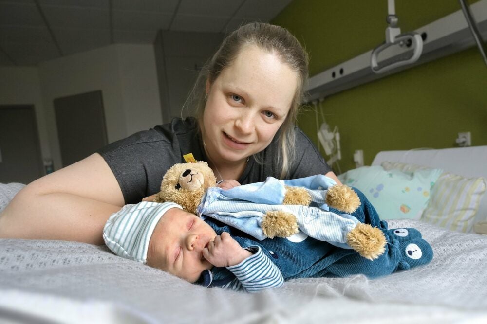Lennart kam am 31. Dezember um 22.41 Uhr zur Welt.