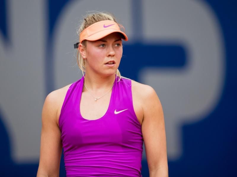 Die deutsche Tennisspielerin Carina Witthöft. Foto: Daniel Karmann/Archiv