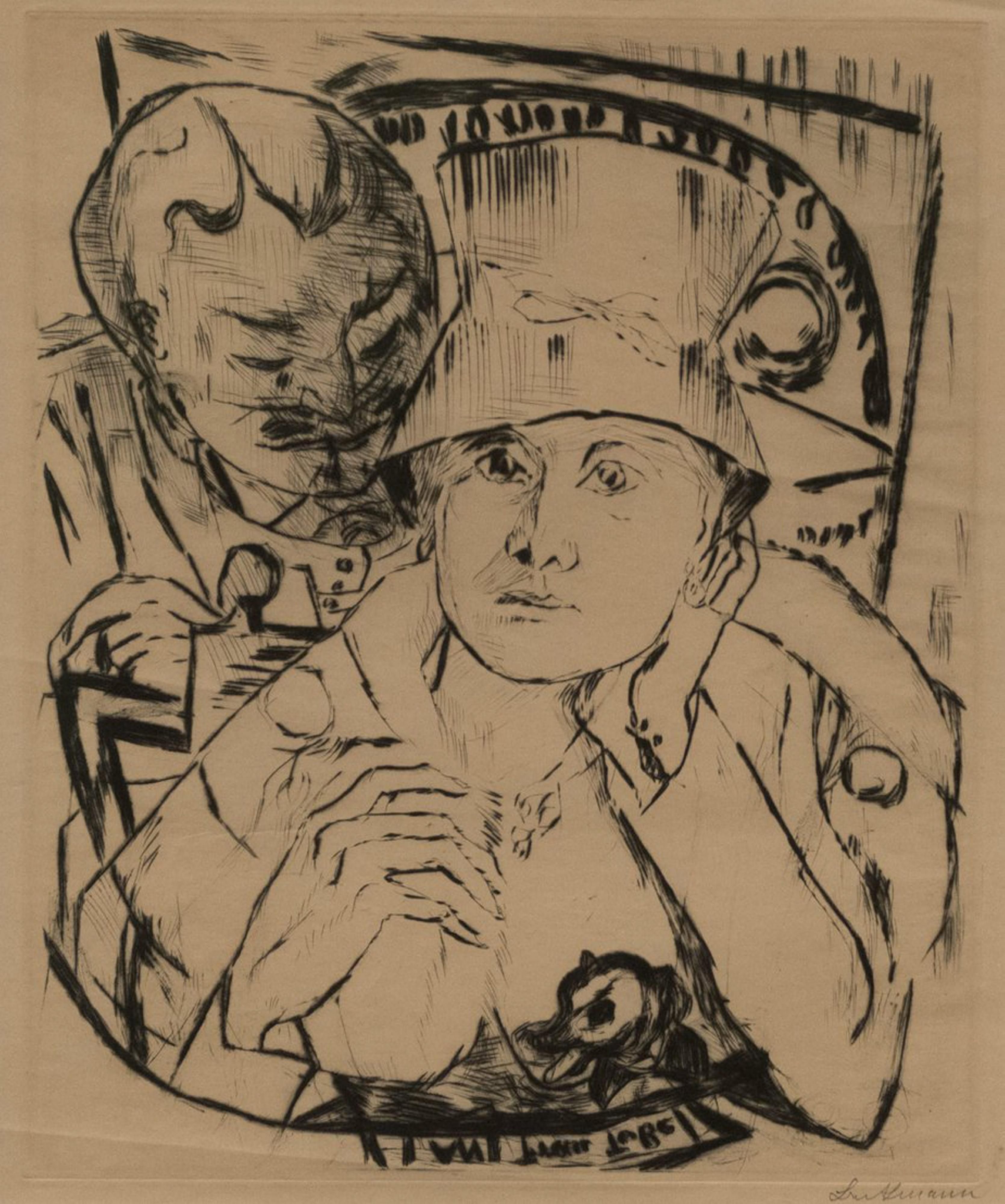 Der „Theaterloge“ von Max Beckmann.