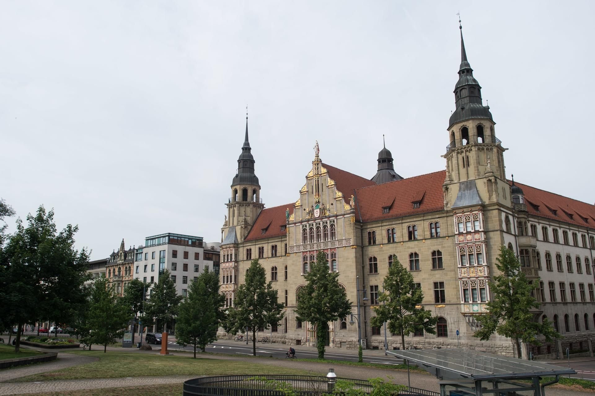 Das Landgericht in Halle (Saale).