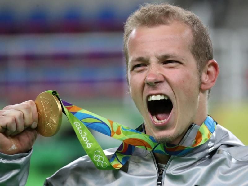 Der Reck-Olympiasieger Fabian Hambüchen. Foto: Tatyana Zenkovich/Archiv