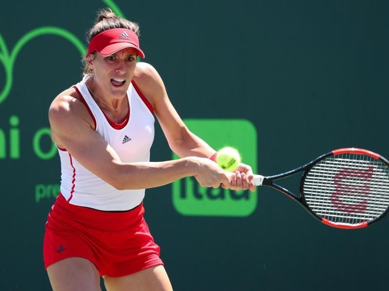 Andrea Petkovic unterlag Sorana Cirstea in Nürnberg. Foto: Mario Houben/CSM via ZUMA Wire
