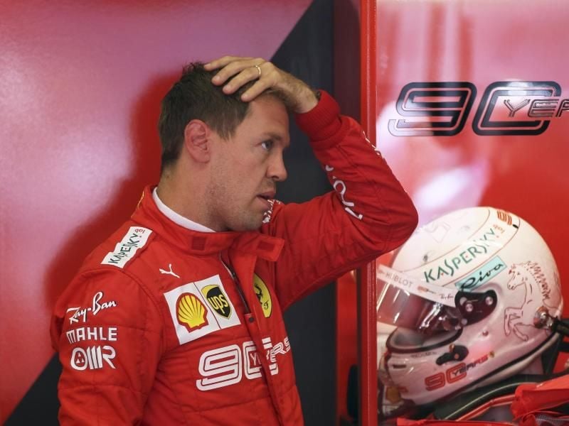 Sebastian Vettel konnte im entscheidenden Durchgang wegen eines Defekts an seinem Wagen nicht mehr fahren. Foto: Ronald Zak