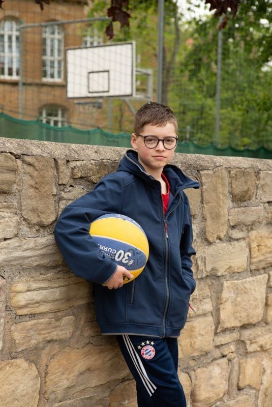 Fabrice Rothe darf nicht auf dem Gelände der Christophorusschulen Basketball spielen.