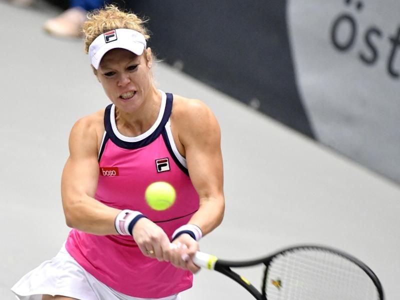 Laura Siegemund unterlag 0:6, 4:6 gegen Jelena Rybakina aus Kasachstan. Foto: Barbara Gindl/APA/dpa