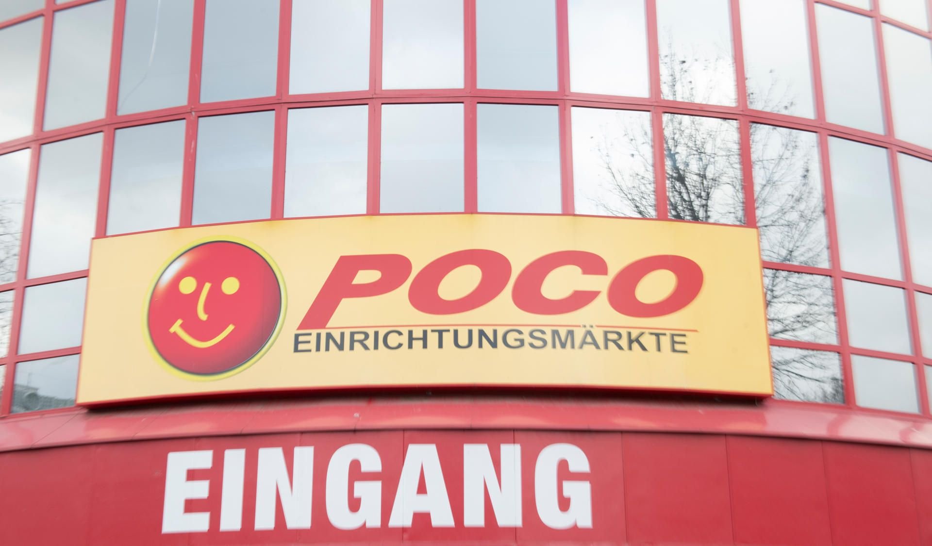 Der Möbel-Discounter Poco hat finanzielle Probleme.