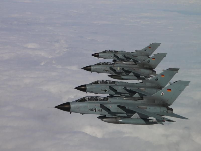 Tornado-Kampfflugzeuge der Bundesluftwaffe sind auf dem Rückflug aus dem Irak. Foto: -/Luftwaffe /dpa