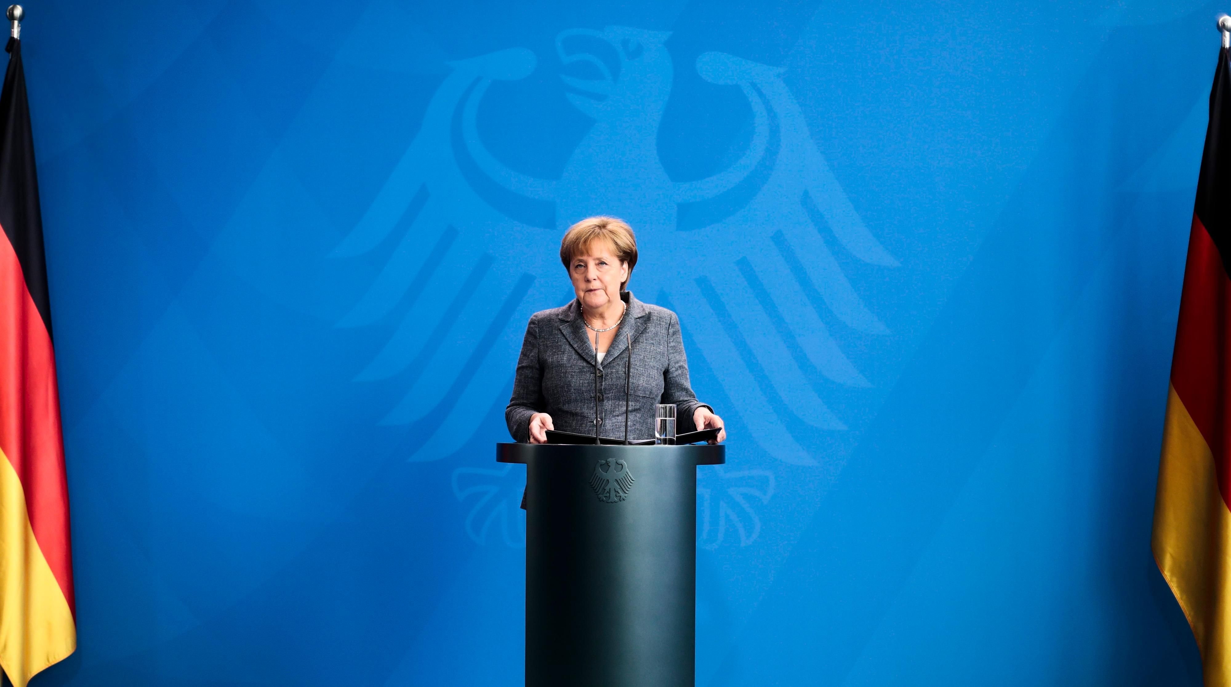 Bundeskanzlerin Angela Merkel gibt eine Erklärung zum Putschversuch in der Türkei ab.