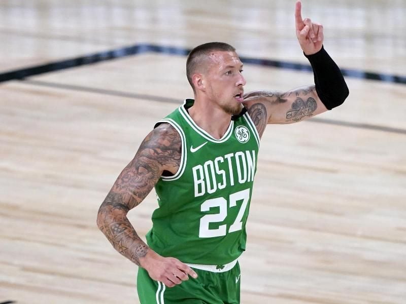 Zeigte im Spiel gegen Toronto eine starke Leistung: Daniel Theis von den Boston Celtics. Foto: Ashley Landis/Pool AP/dpa