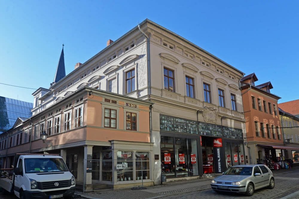 Das Ex-Kaufhaus in der Ascherslebener Innenstadt wird zum evangelischen Gemeindezentrum.