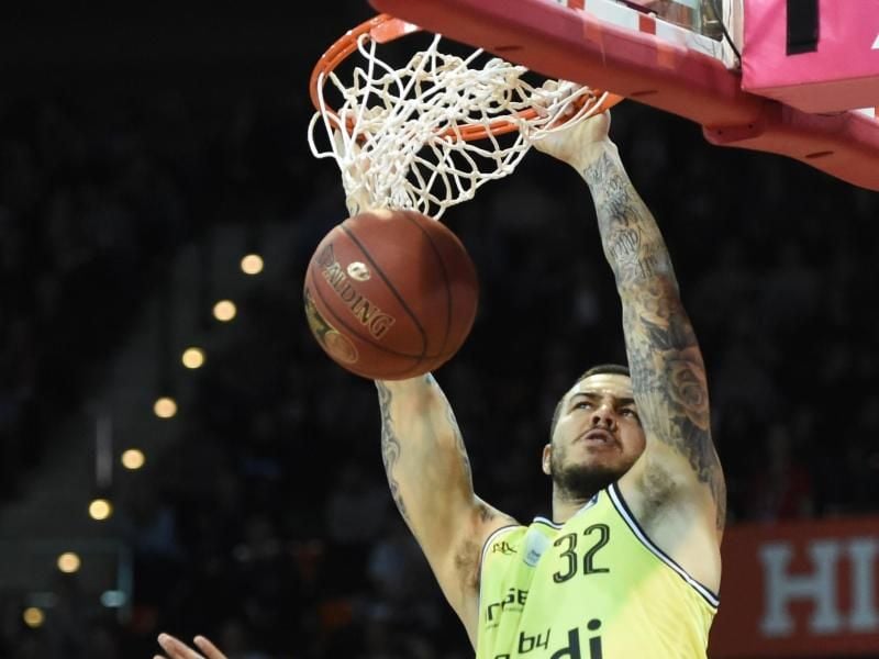 Gabe York hat die Bayreuther zum Sieg über Ludwigsburg geführt. Foto: Andreas Gebert