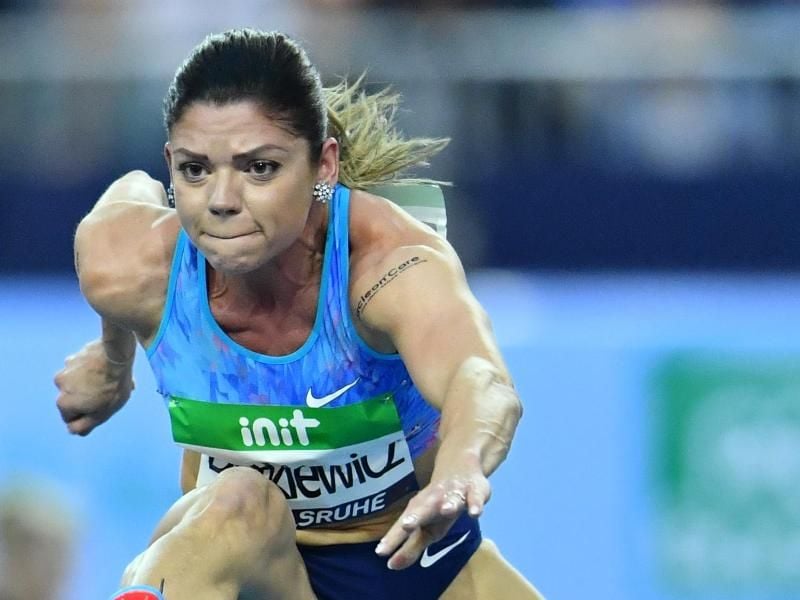 Pamela Dutkiewicz konnte ihre persönliche Jahresbestzeit über 100 Meter steigern. Foto: Uwe Anspach