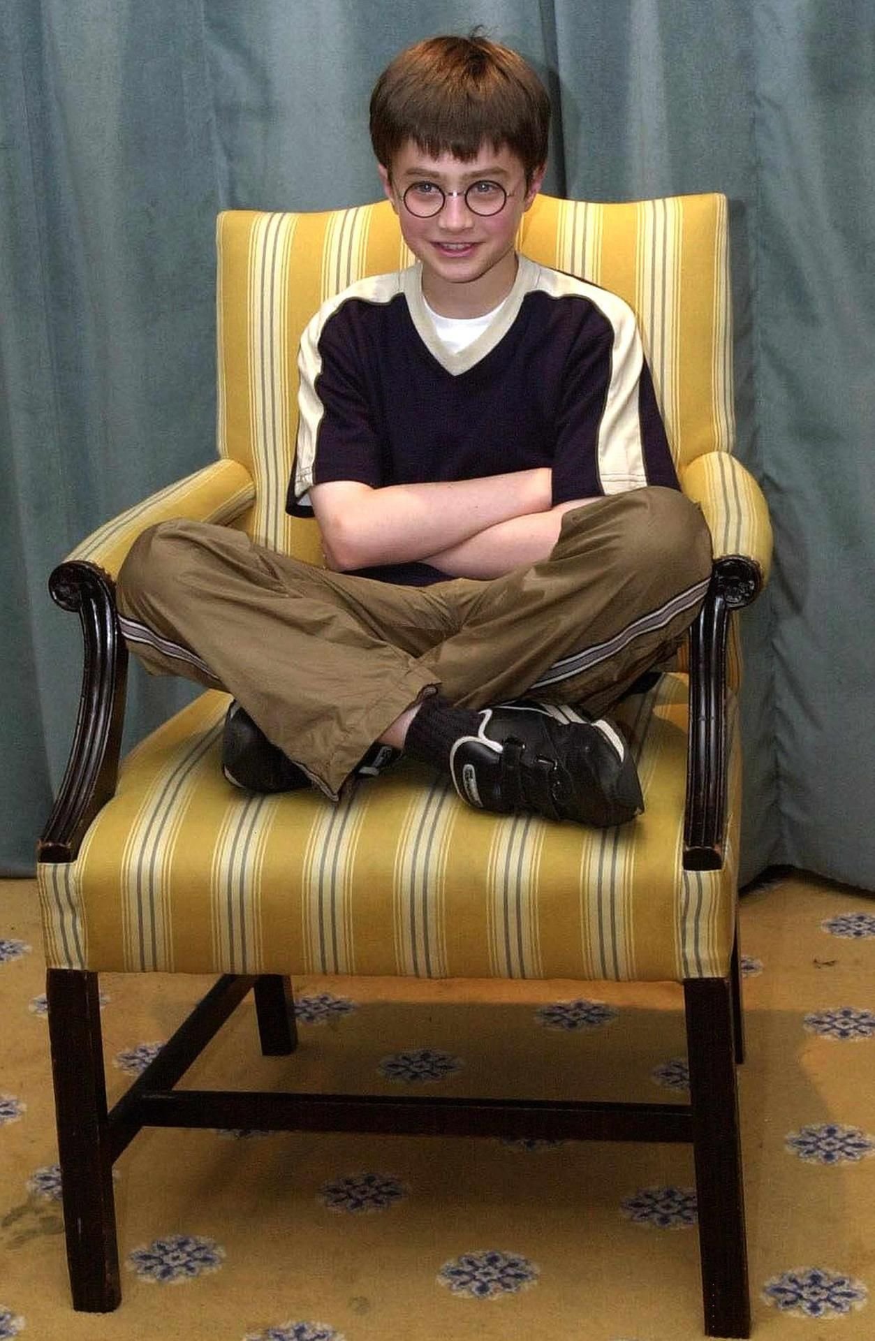 Daniel Radcliffe bei einer Pressekonferenz im Jahr 2000. Heute ist Radcliffe 31.