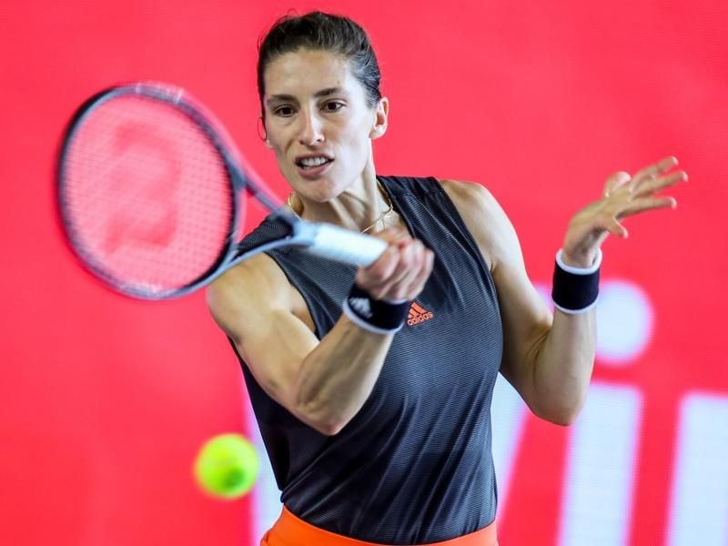 Andrea Petkovic wird nicht bei den US Open aufschlagen. Foto: Andreas Gora/dpa