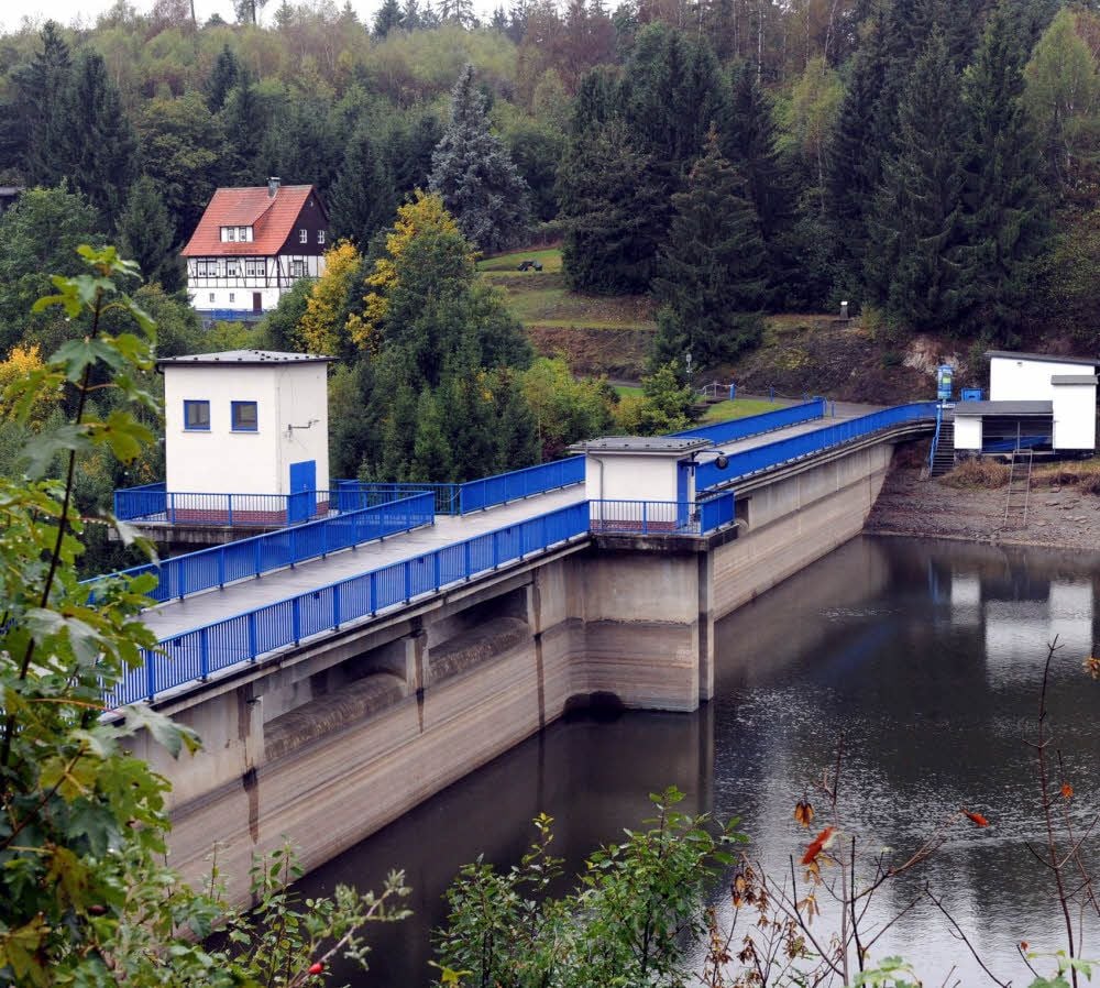 Die Talsperre in Wippra