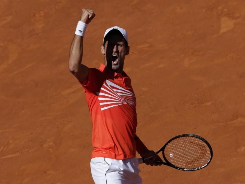 Steht im Finale von Madrid: Novak Djokovic. Foto: Bernat Armangue/AP