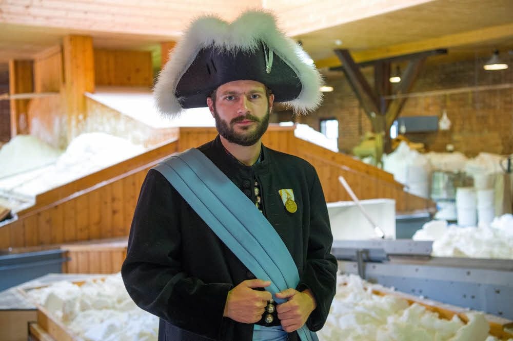 Matthias Frosch bleibt der regierende Vorsitzende der Halloren.