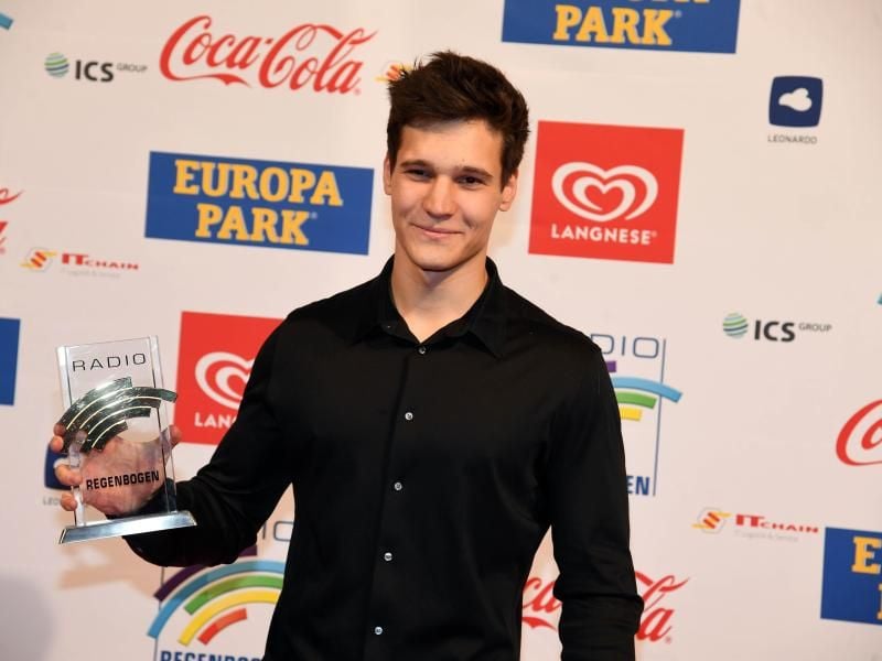 Wincent Weiss hat den Radio Regenbogen Award als bester deutscher Popsänger erhalten. Foto: Uli Deck