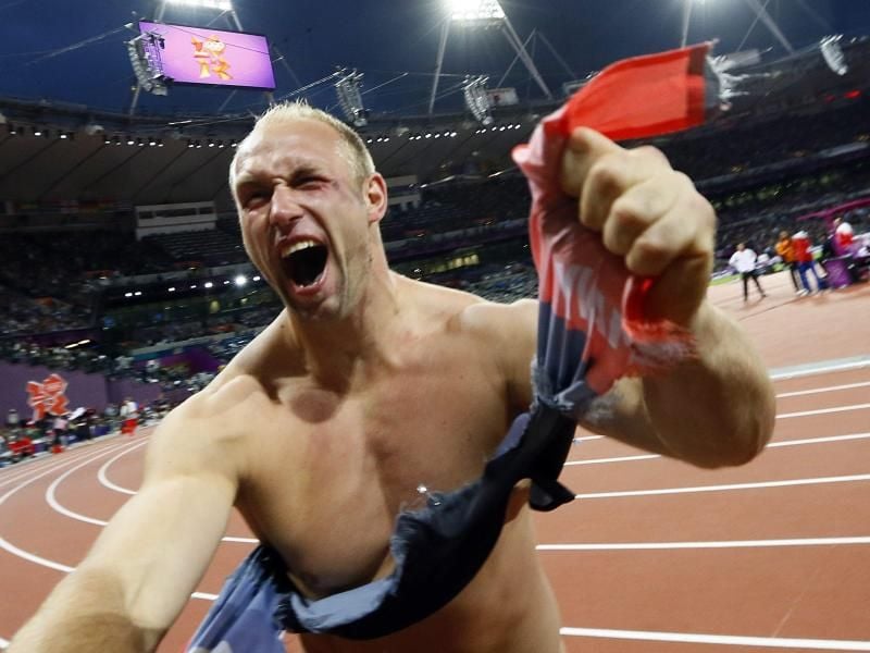 Auch Olympiasieger Robert Harting selbst ist in dem Motivationsclip des DLV zu sehen. Foto: Kerim Okten