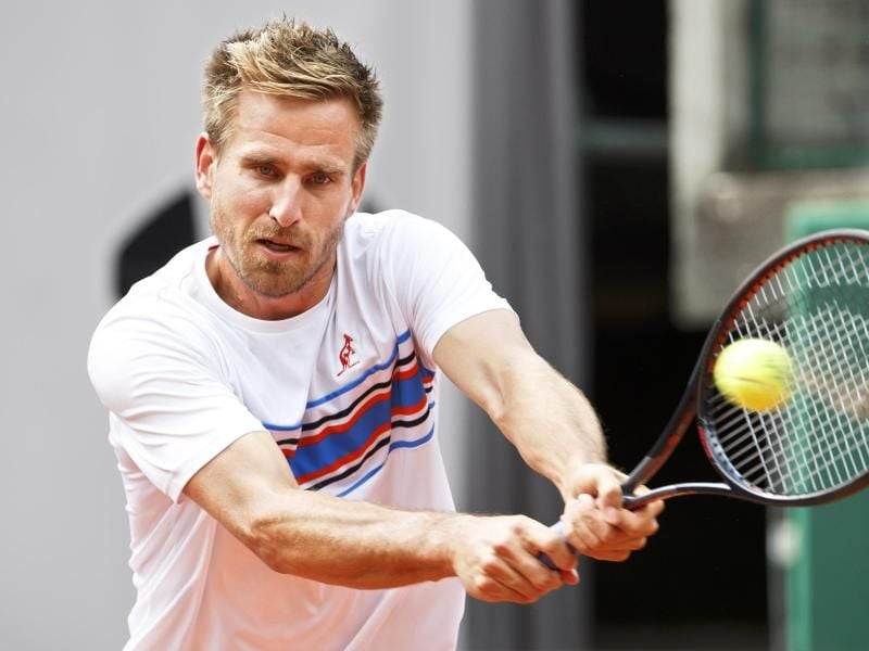 Musste in Paris in der ersten Runde aufgeben: Peter Gojowczyk. Foto: Salvatore Di Nolfi