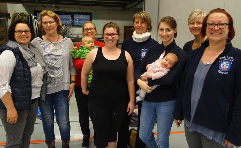 Das Trainerinnen-Team der HKC-Tänzer. Für Nachwuchs ist schon gesorgt.