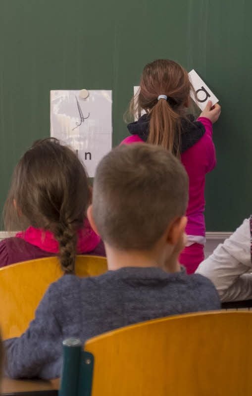 In der „Sprachklasse“: Hier erhalten die Mädchen und Jungen eine spezielle Förderung.