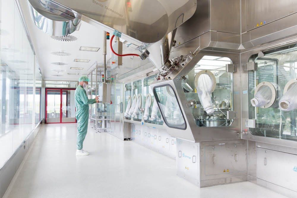 Die Impfstoff-Abfüllanlage der IDT Biologika.