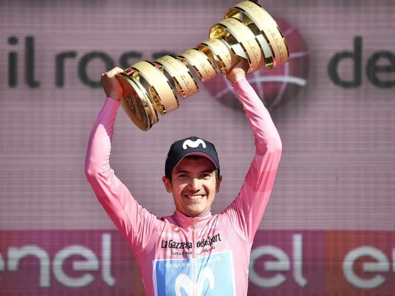 Der Ecuadorianer Richard Carapaz wechselt zum Team Ineos. Foto: Fabio Ferrari/Lapresse/Lapresse via ZUMA Press
