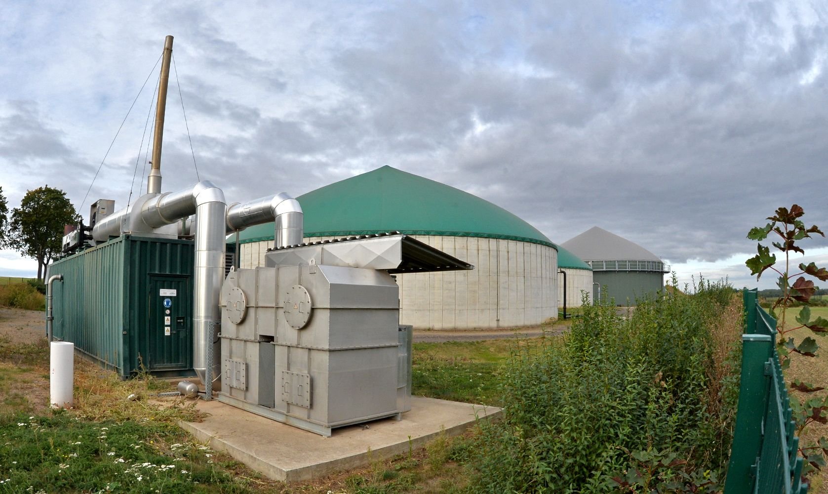 Die Biogasanlage in Gatersleben
